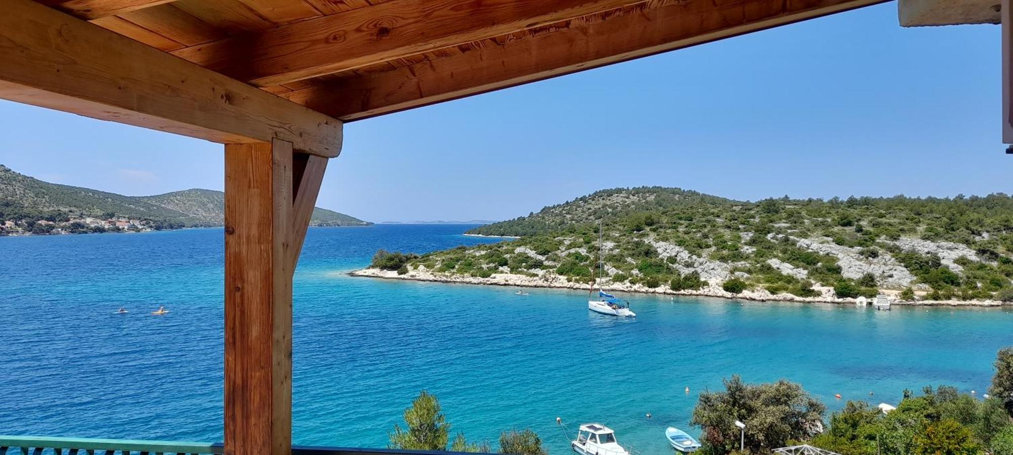 Direkt Na Moru - Bungalov Lägenhet Šibenik Exteriör bild
